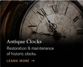 Antique clock details